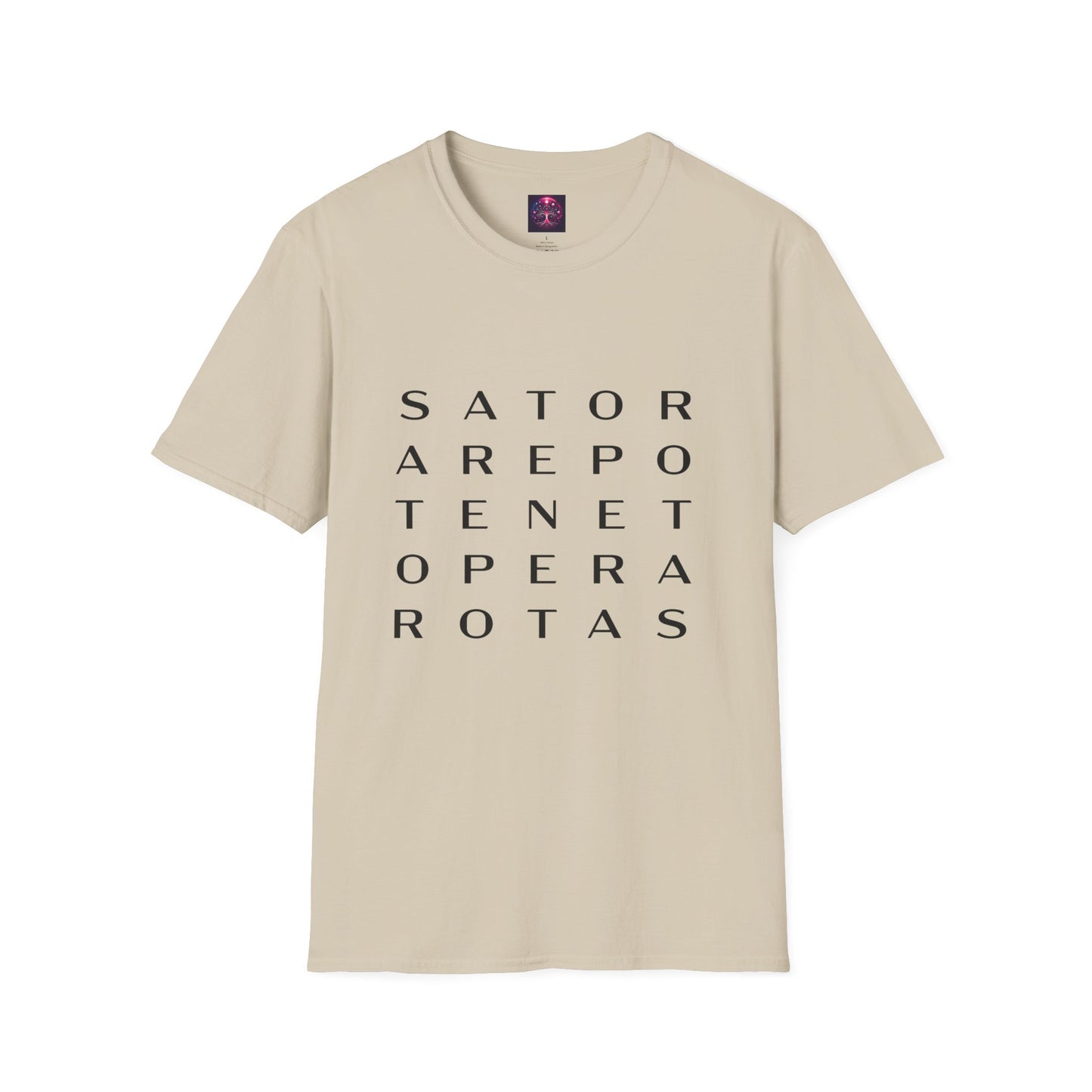 Sator Cube T Shirt ~ Sator Arepo Tenet Opera Rotas ~ Ancient Mystery Latin Palindrome Pompeii Secret History Magic Templar Square Rune Charm