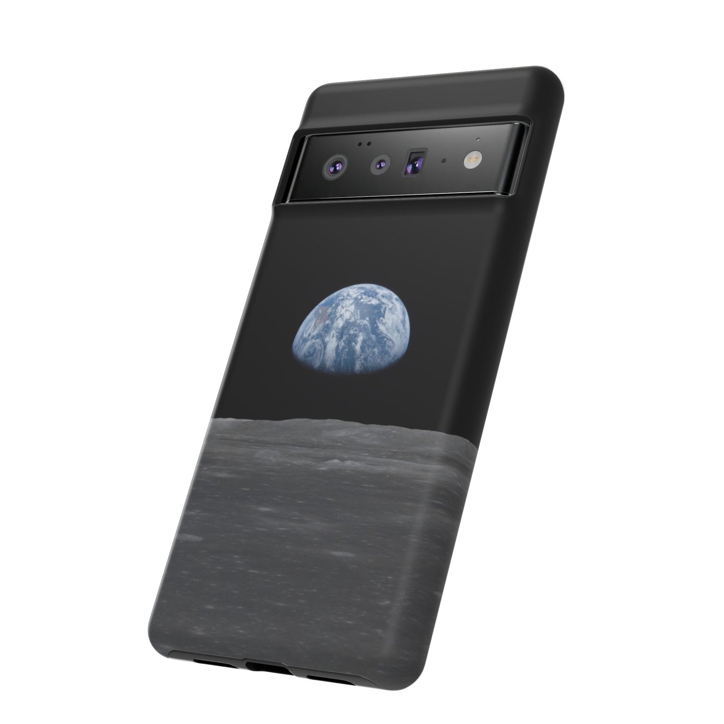 Earth From the Moon Tough Phone Case ~ iPhone Pixel Galaxy Apollo 11 Mission Outer Space Exploration NASA Astronauts Science Teacher Gift