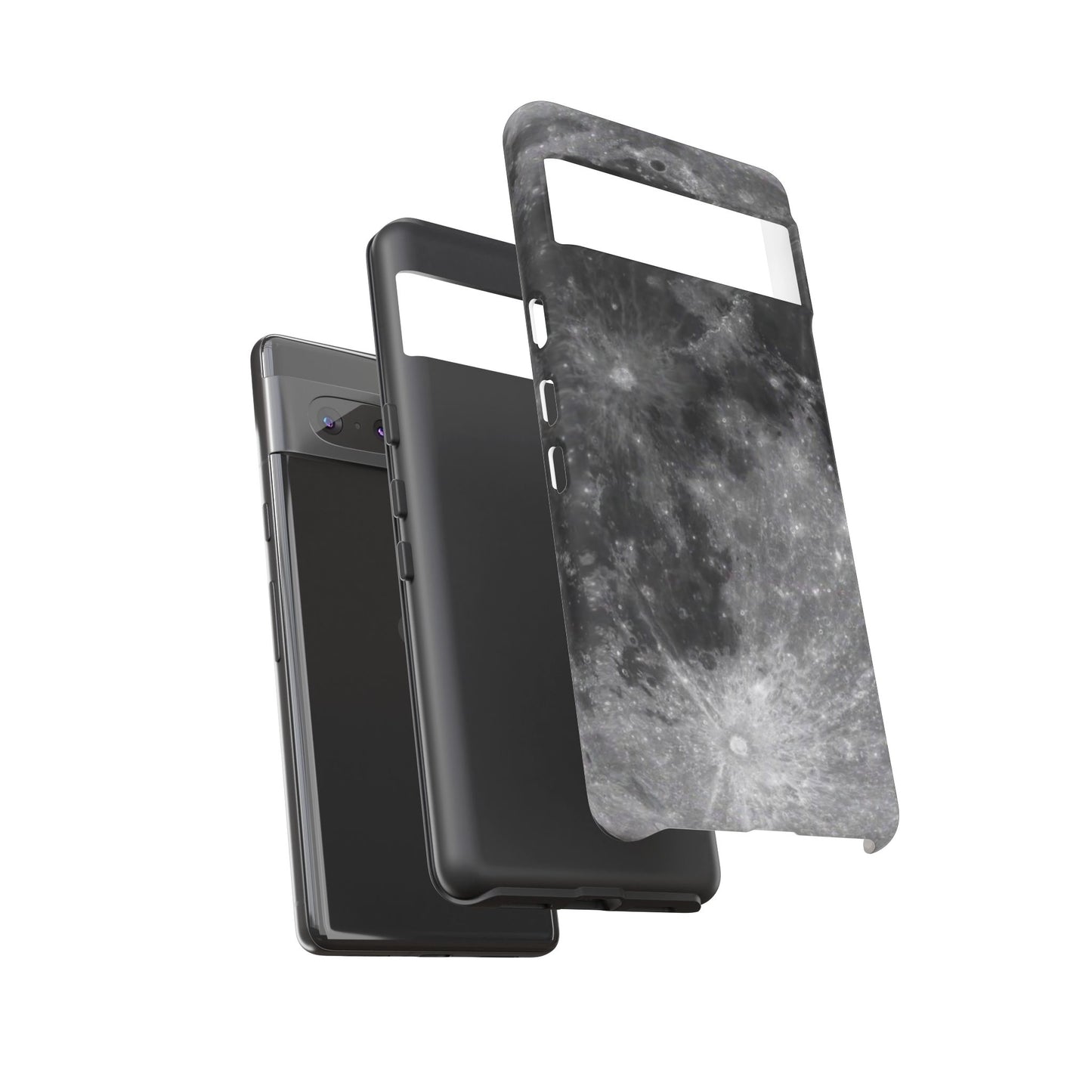 Moon Surface Tough Phone Case ~ iPhone Pixel Galaxy Rugged Protective