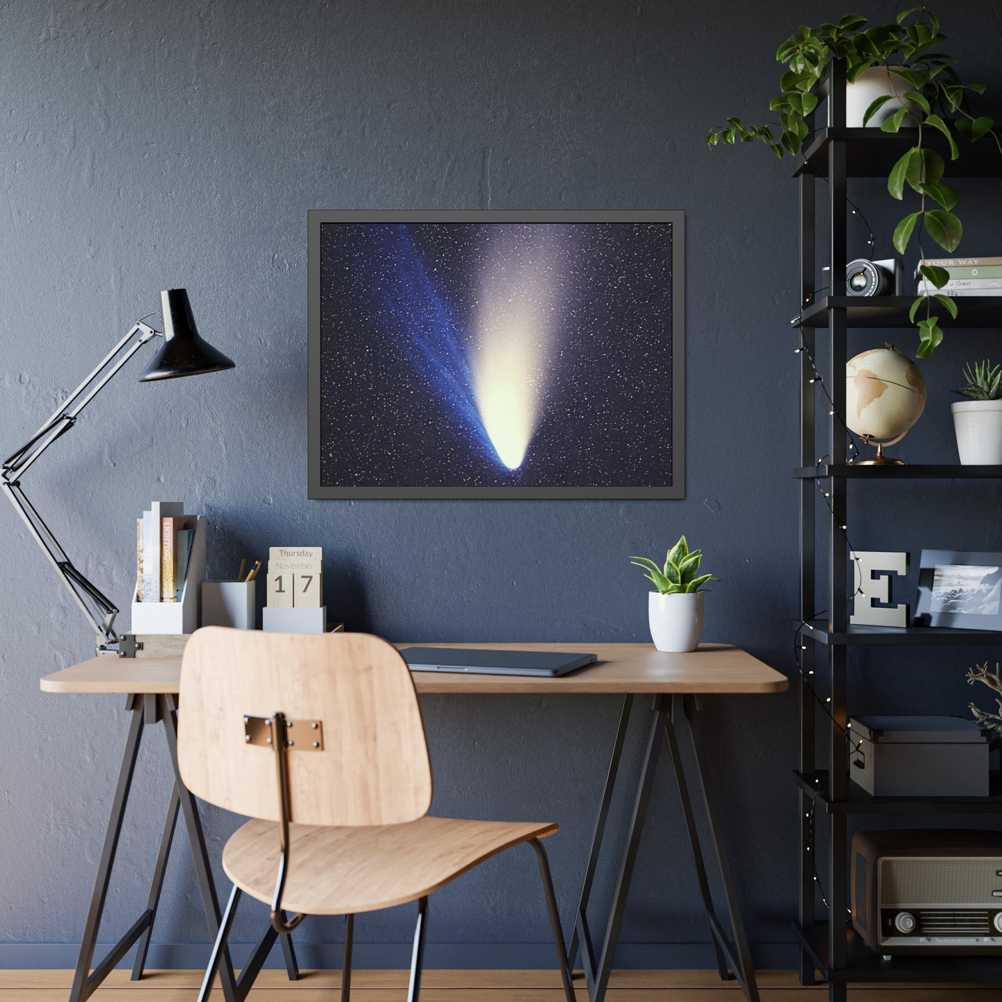 Comet Hale-Bopp Framed Paper Poster