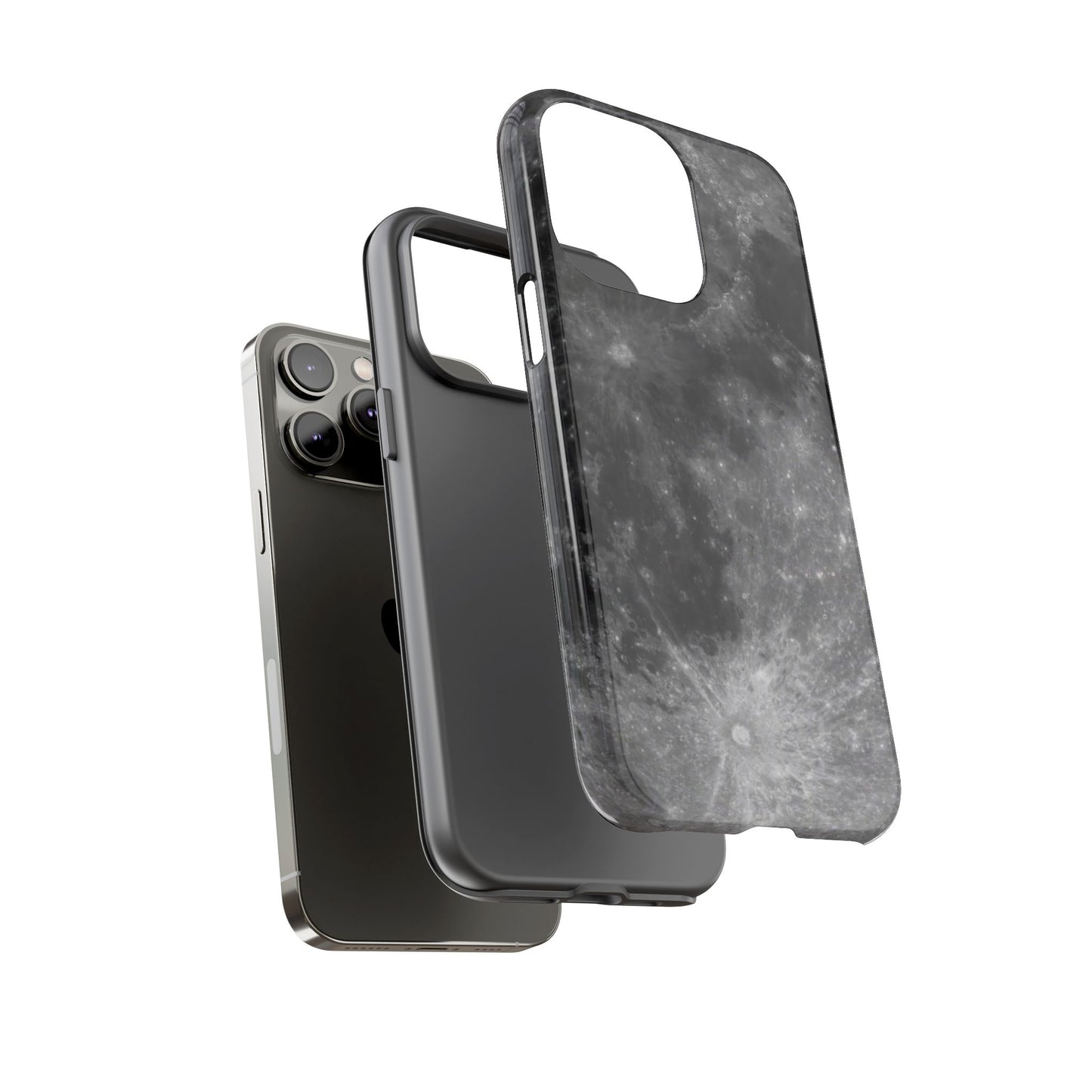 Moon Surface Tough Phone Case ~ iPhone Pixel Galaxy Rugged Protective