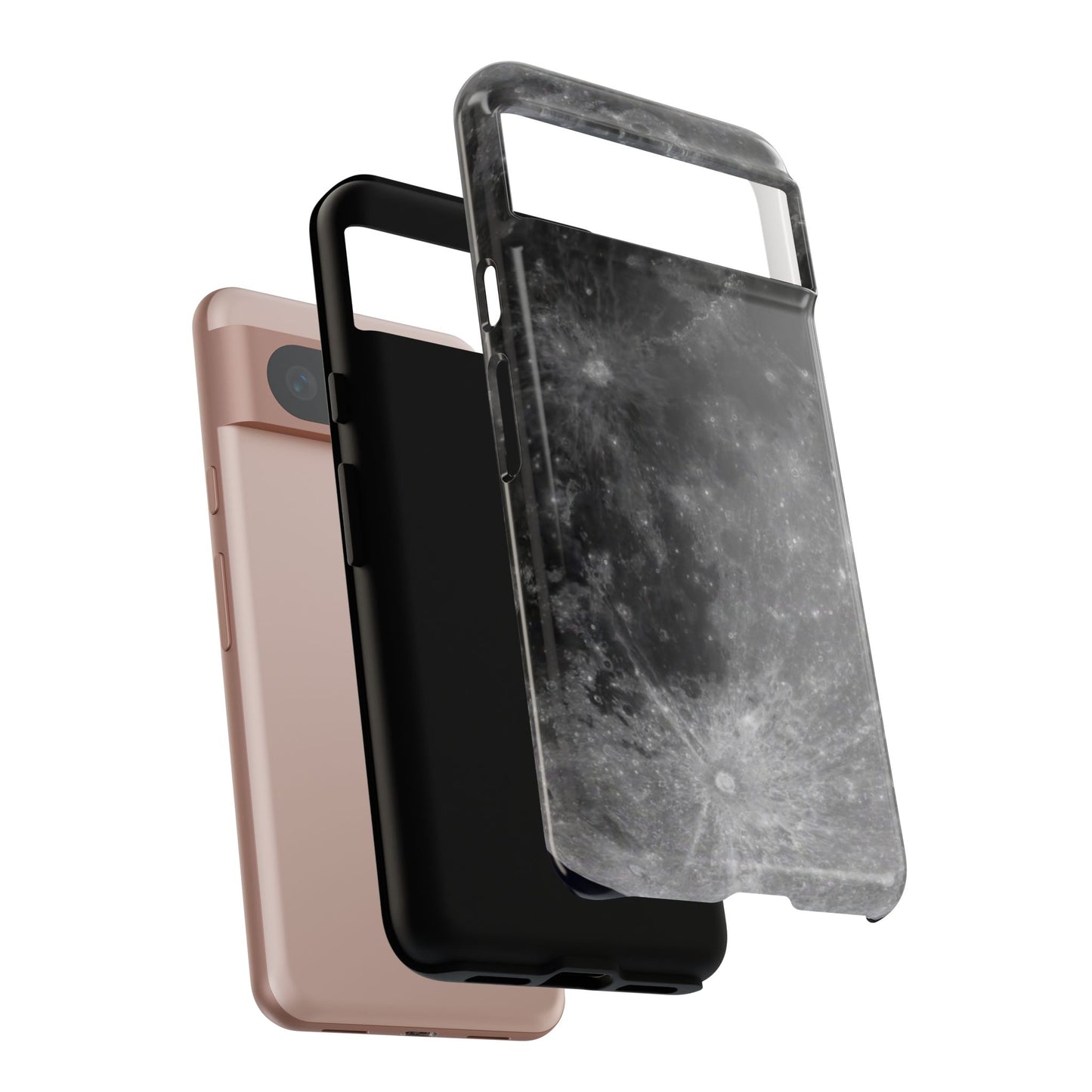 Moon Surface Tough Phone Case ~ iPhone Pixel Galaxy Rugged Protective