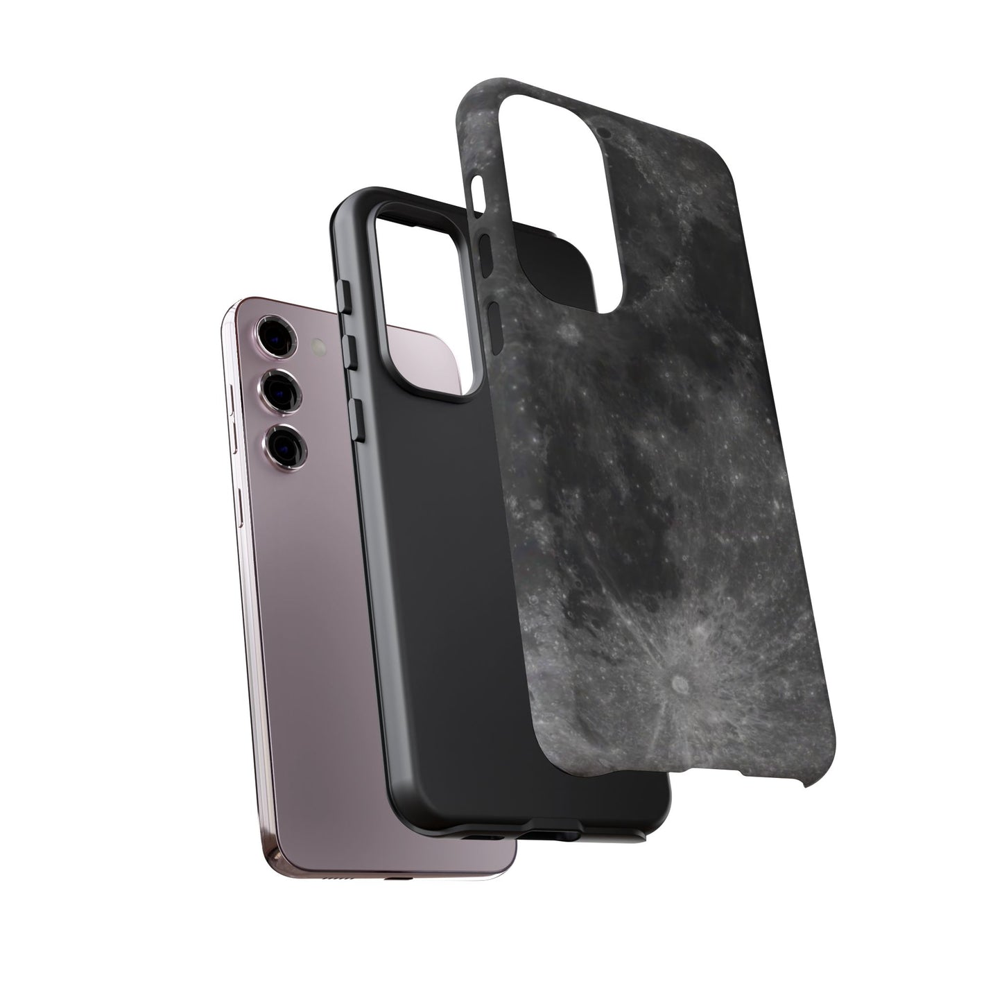 Moon Surface Tough Phone Case ~ iPhone Pixel Galaxy Rugged Protective