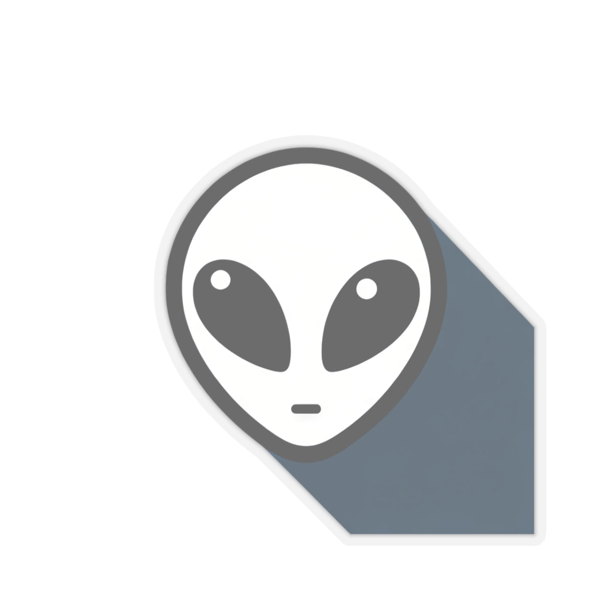 Iconic Alien ~ Shady Character, Kiss-Cut Sticker