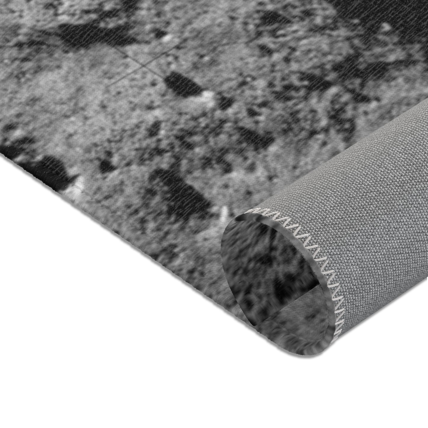 Moon Walk Area Rug ~ Lunar Surface Rocks Footprint NASA Space Exploration NASA Landing Real Moondust Decor Orbit