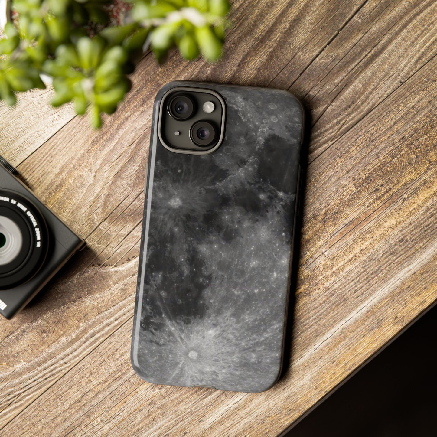 Moon Surface Tough Phone Case ~ iPhone Pixel Galaxy Rugged Protective