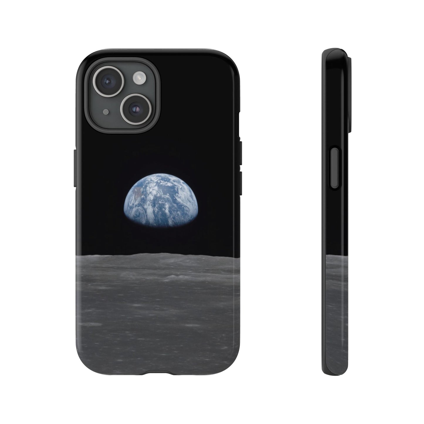 Earth From the Moon Tough Phone Case ~ iPhone Pixel Galaxy Apollo 11 Mission Outer Space Exploration NASA Astronauts Science Teacher Gift