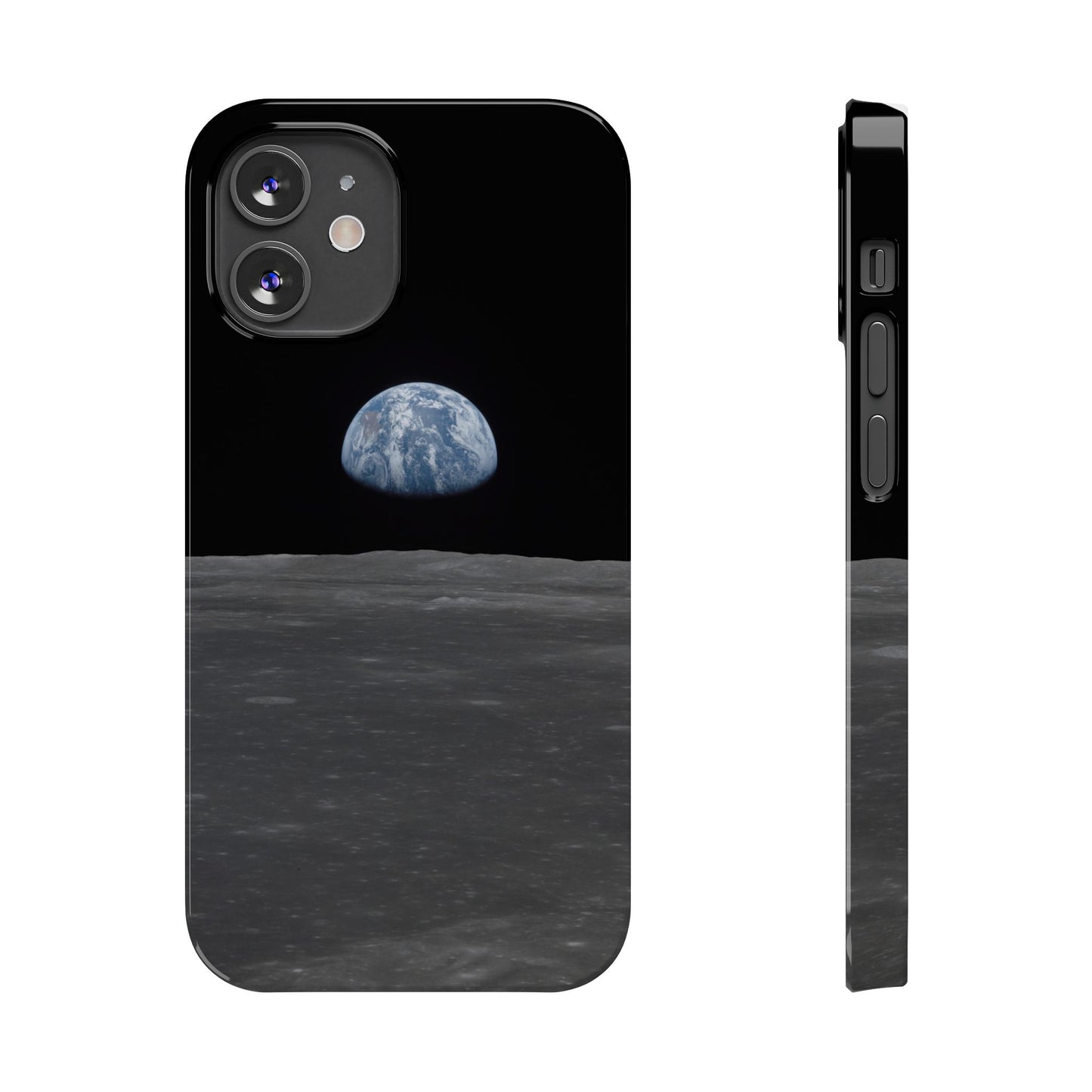 Blue Marble Earth from Moon Slim iPhone Cases