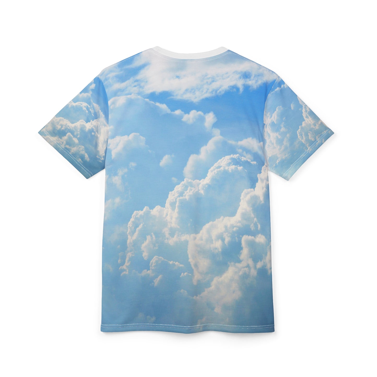 Clouds Shirt Unisex Cut & Sew Tee - Cosmic Space Design T-Shirt