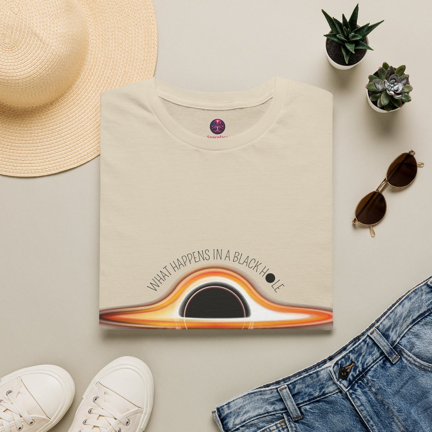 What Happens in a Black Hole Stays in a Black Hole T Shirt, Black Holes Exist... Do you want to try and see what happens in a Black Hole?