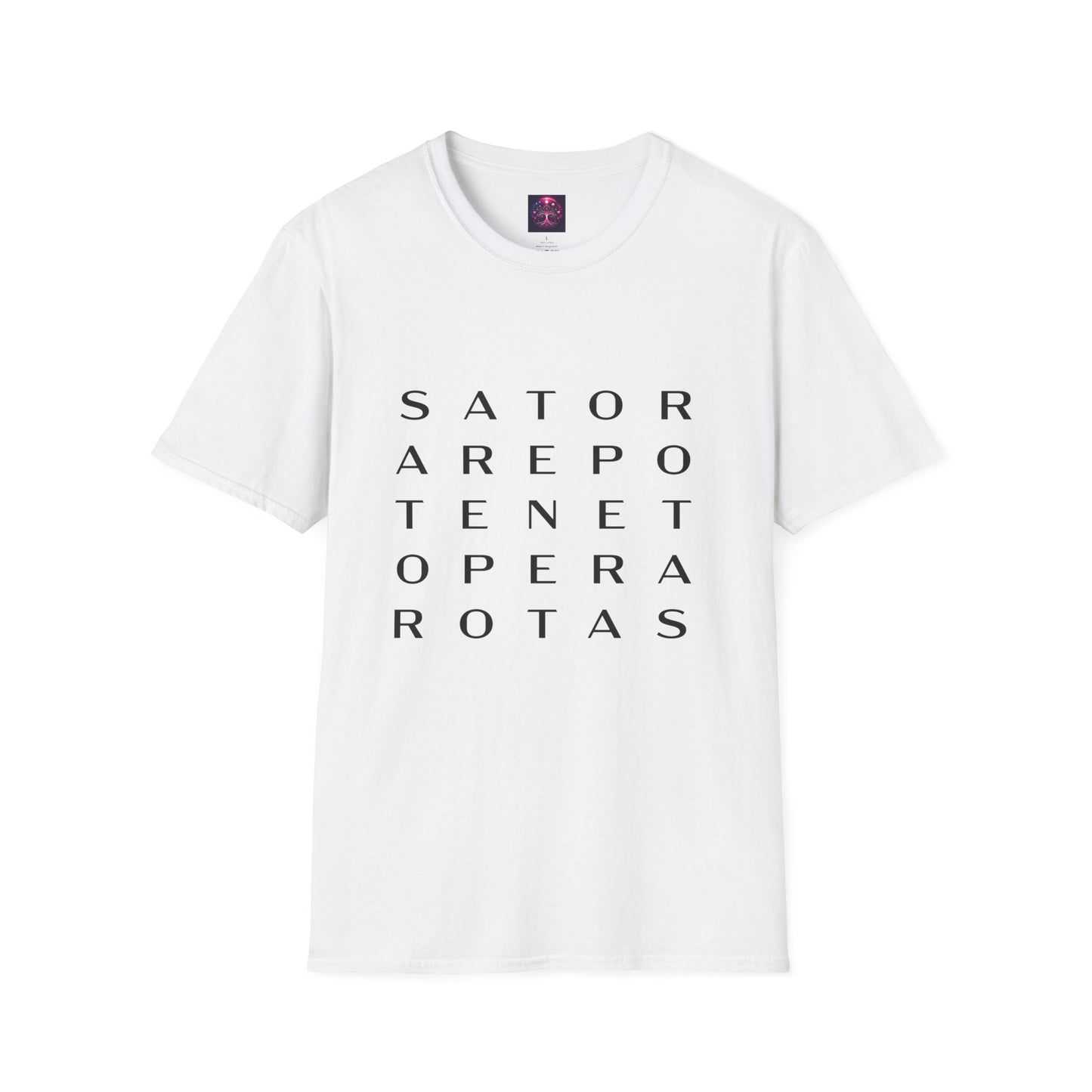 Sator Cube T Shirt ~ Sator Arepo Tenet Opera Rotas ~ Ancient Mystery Latin Palindrome Pompeii Secret History Magic Templar Square Rune Charm