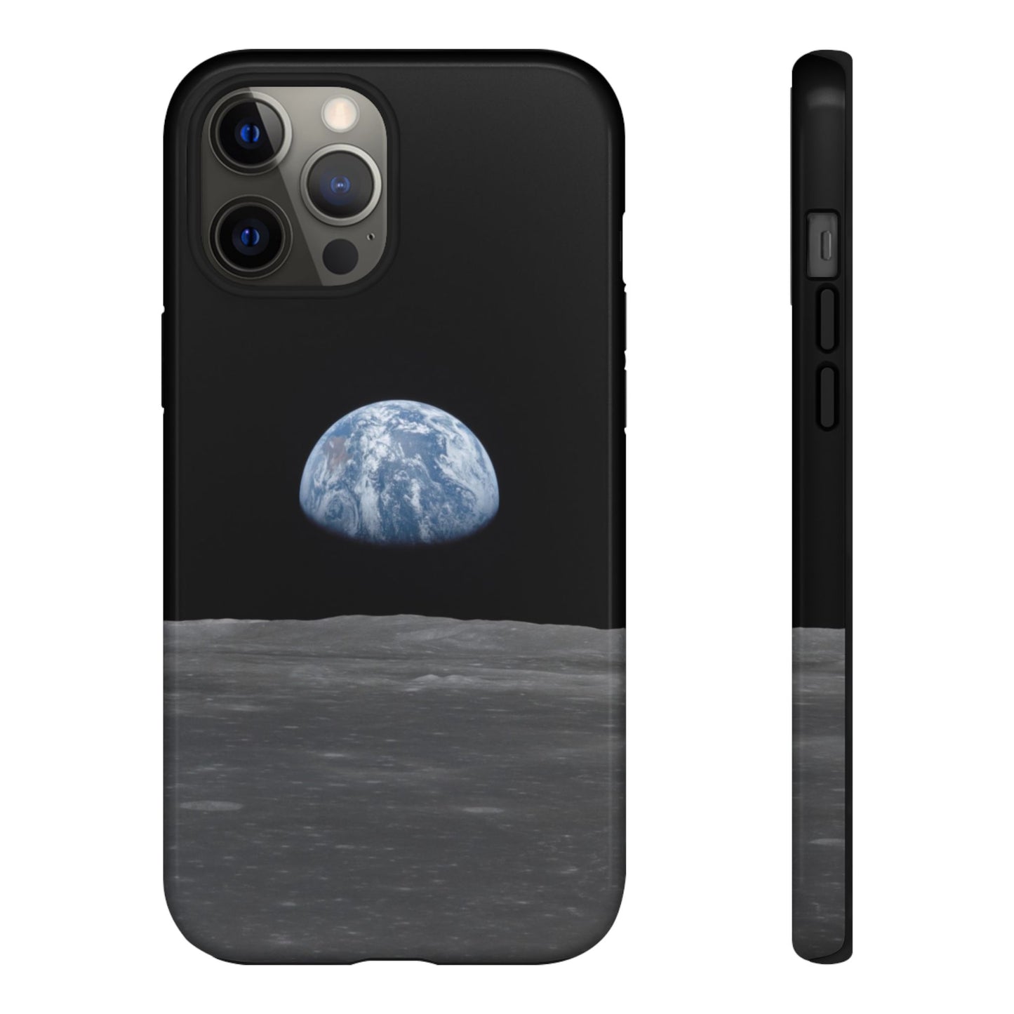 Earth From the Moon Tough Phone Case ~ iPhone Pixel Galaxy Apollo 11 Mission Outer Space Exploration NASA Astronauts Science Teacher Gift