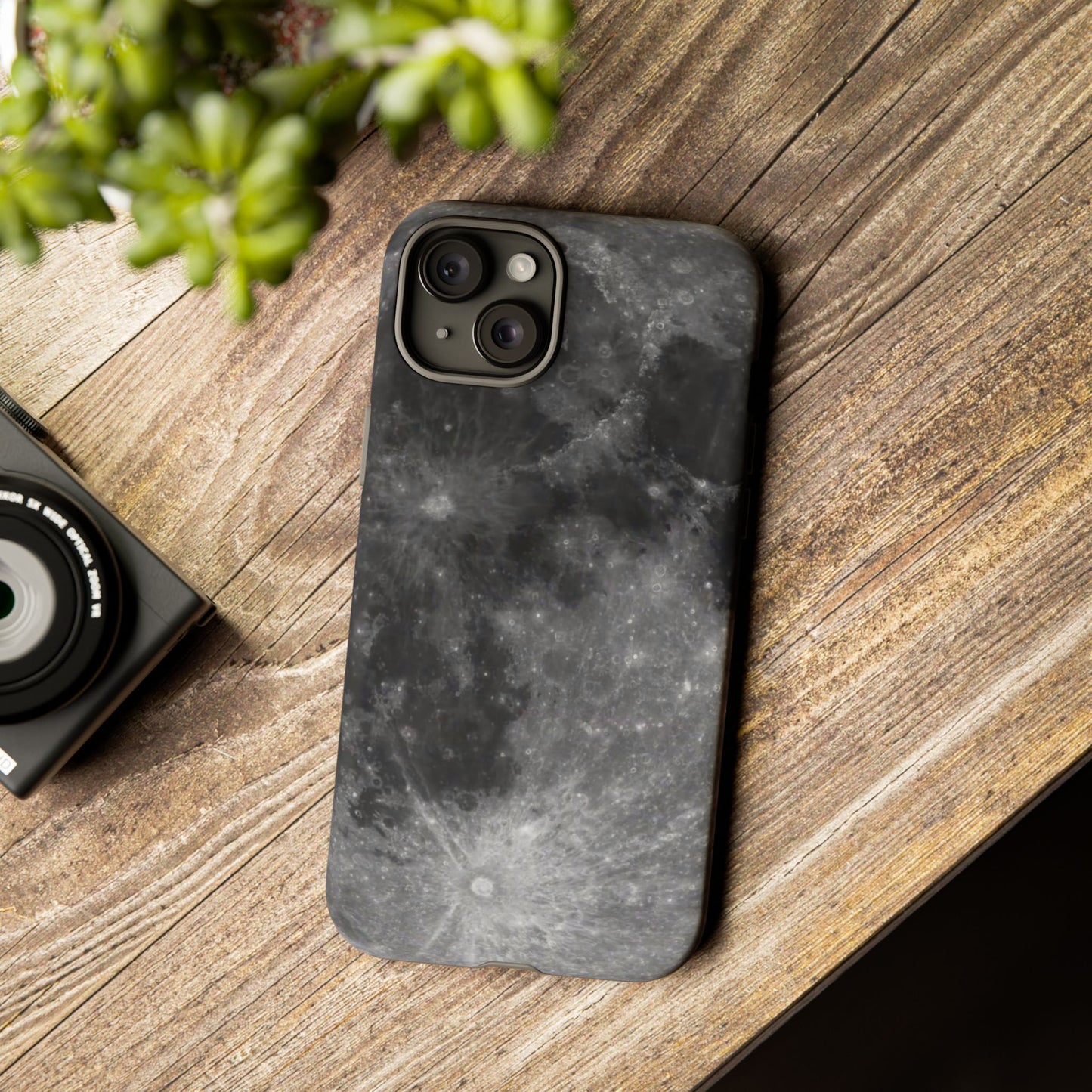 Moon Surface Tough Phone Case ~ iPhone Pixel Galaxy Rugged Protective