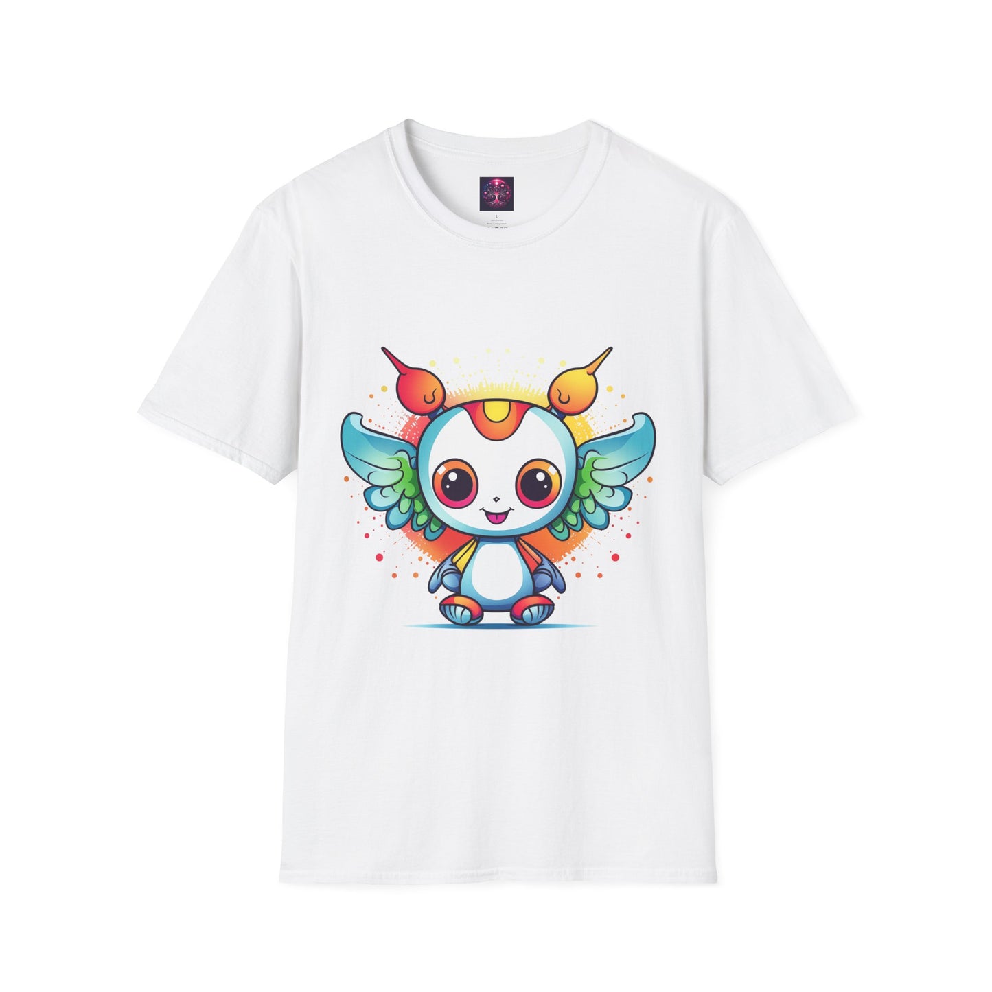 Cute Anime Alien Angel T Shirt ~ Cartoon Alien Gift Friendly Extraterrestrial Creature UFOs UAP Flying Saucer Abduction But Make It Adorable