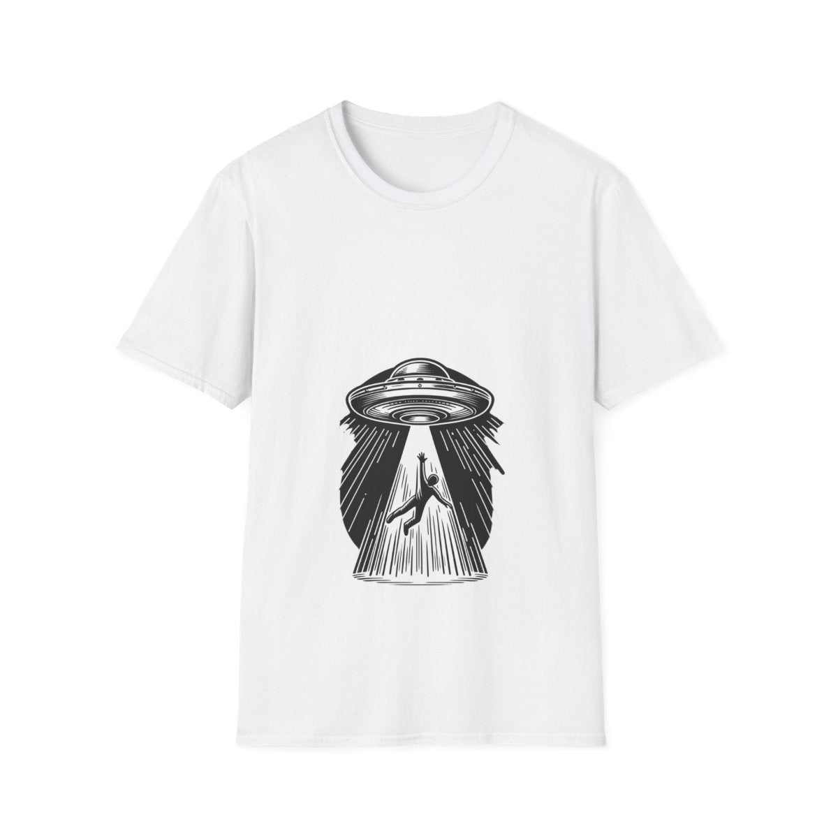 Believe Experiencers UFO Shirt ~ Unisex Softstyle T-Shirt ~ Space Gift - full design front view